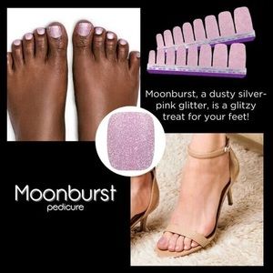 Color Street- Moonburst Pedi - 100% Real Nail Polish Strips